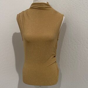 The Noli Shop - Gold Shimmer Tank NWT